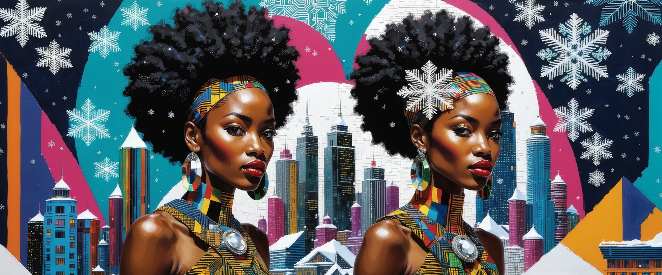 Afrofuturist Collage City