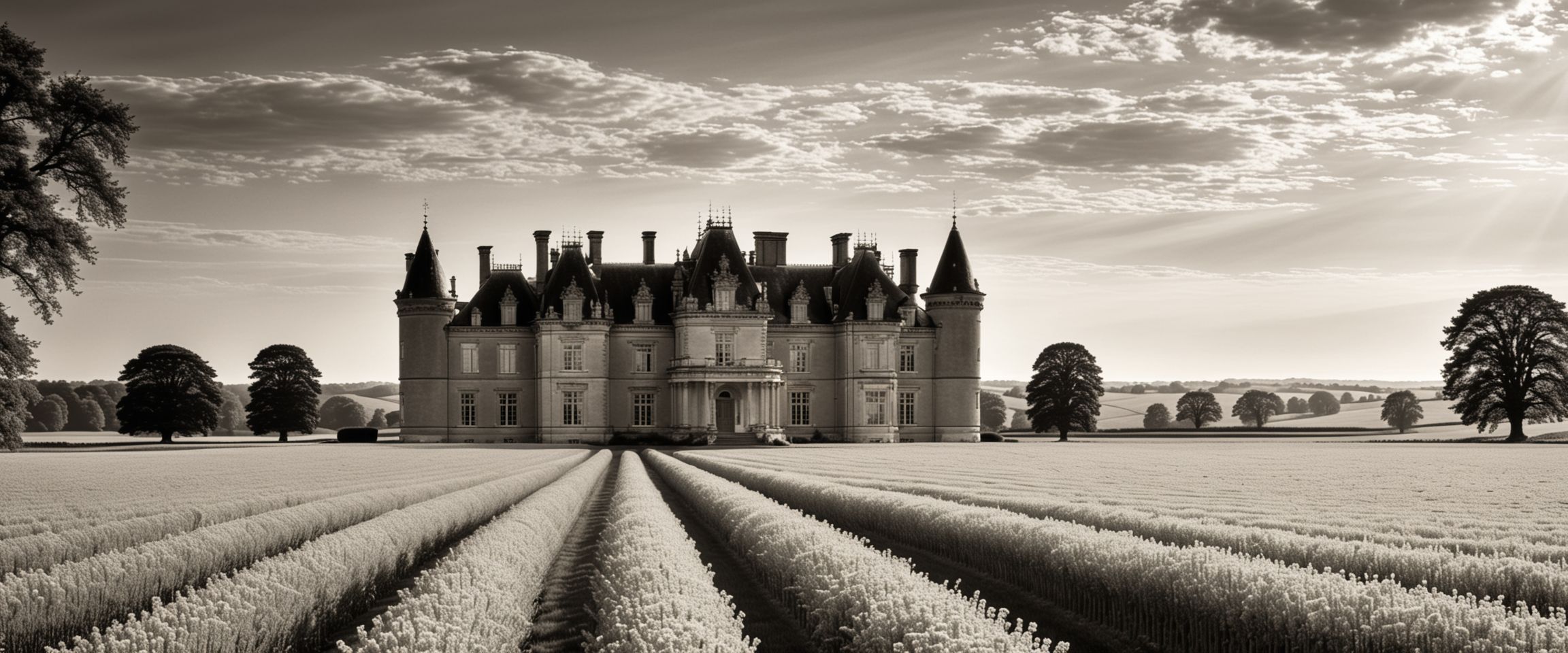 Monochrome Country Mansion