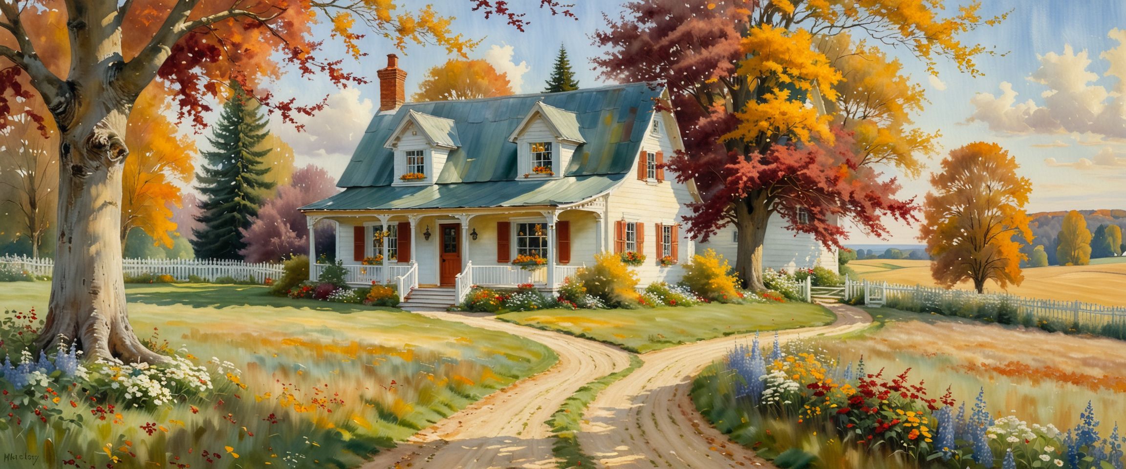 Dreamy Storybook Countryside