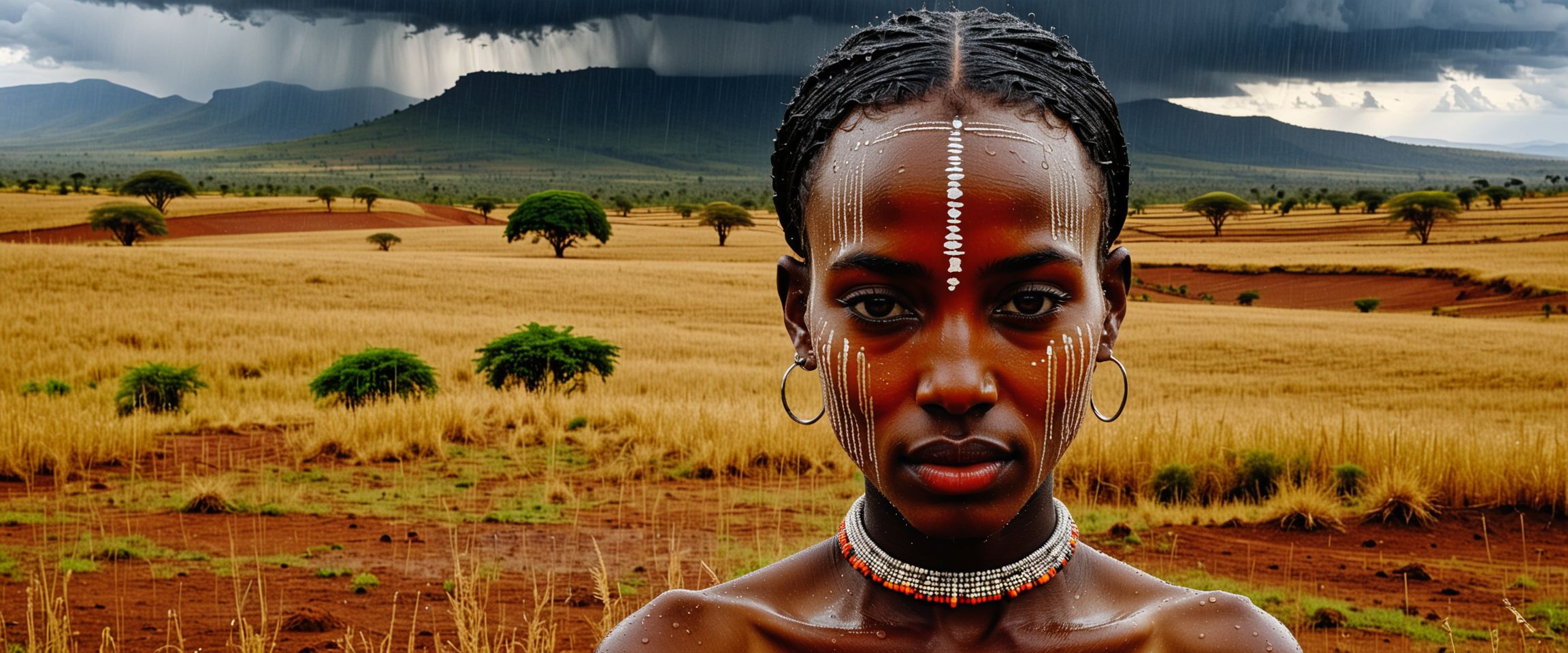 Ethiopian Surreal Portrait Landscape