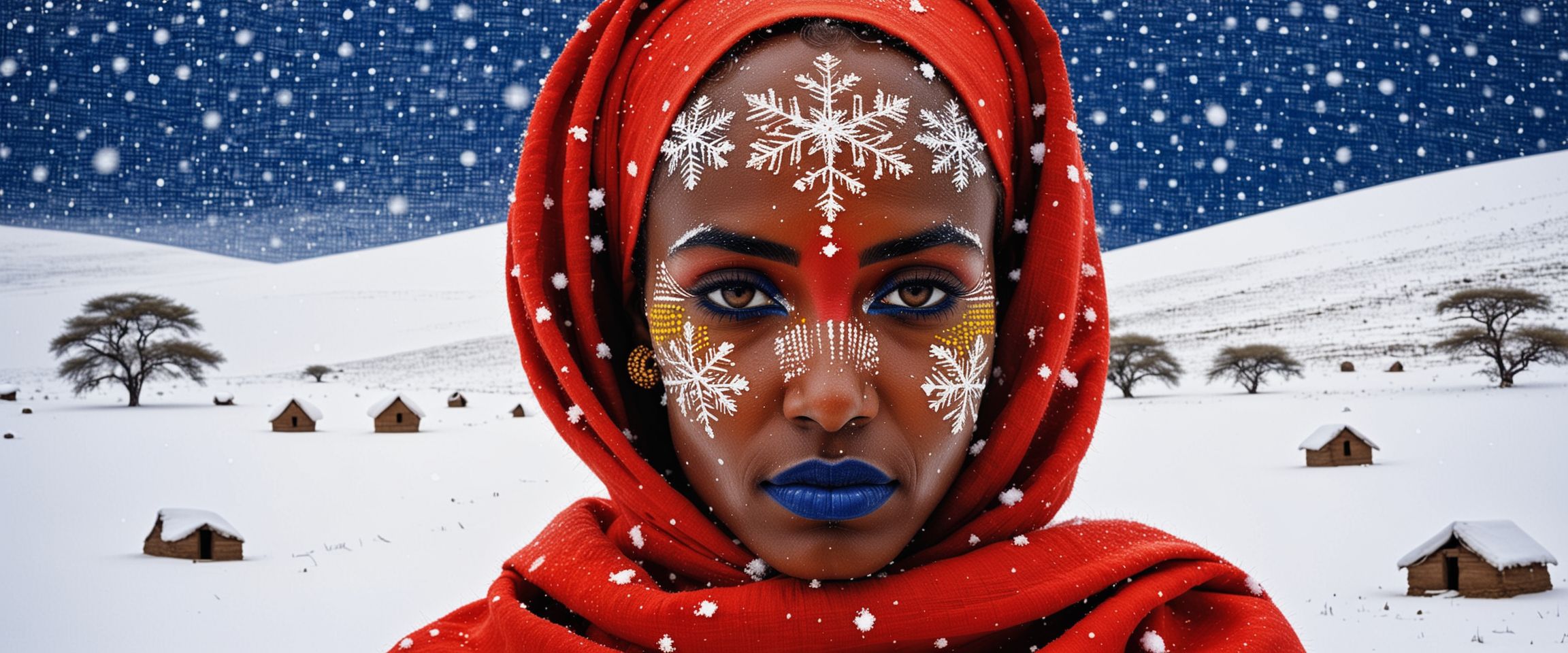 Ethiopian Surreal Portrait Landscape