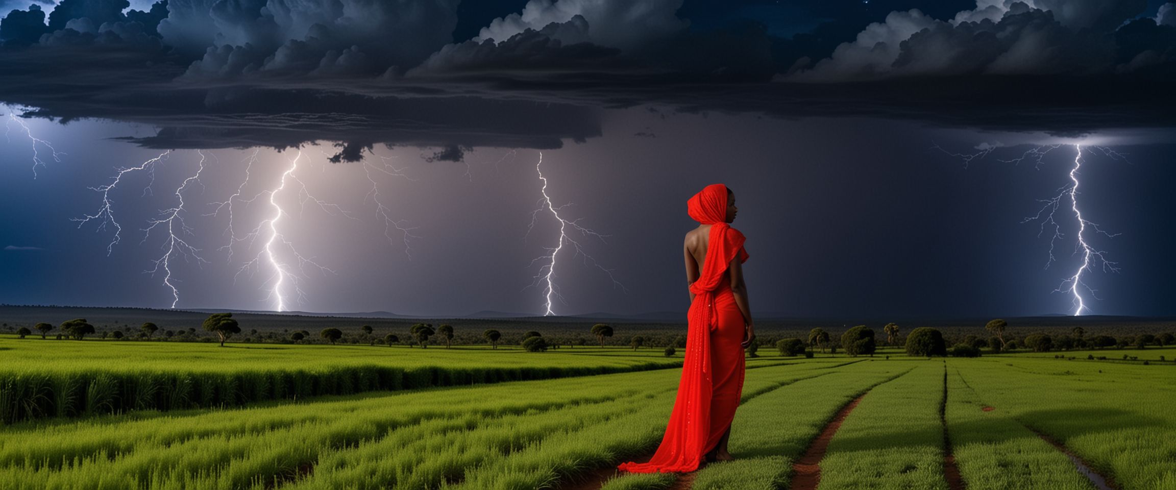 Ethiopian Surreal Portrait Landscape