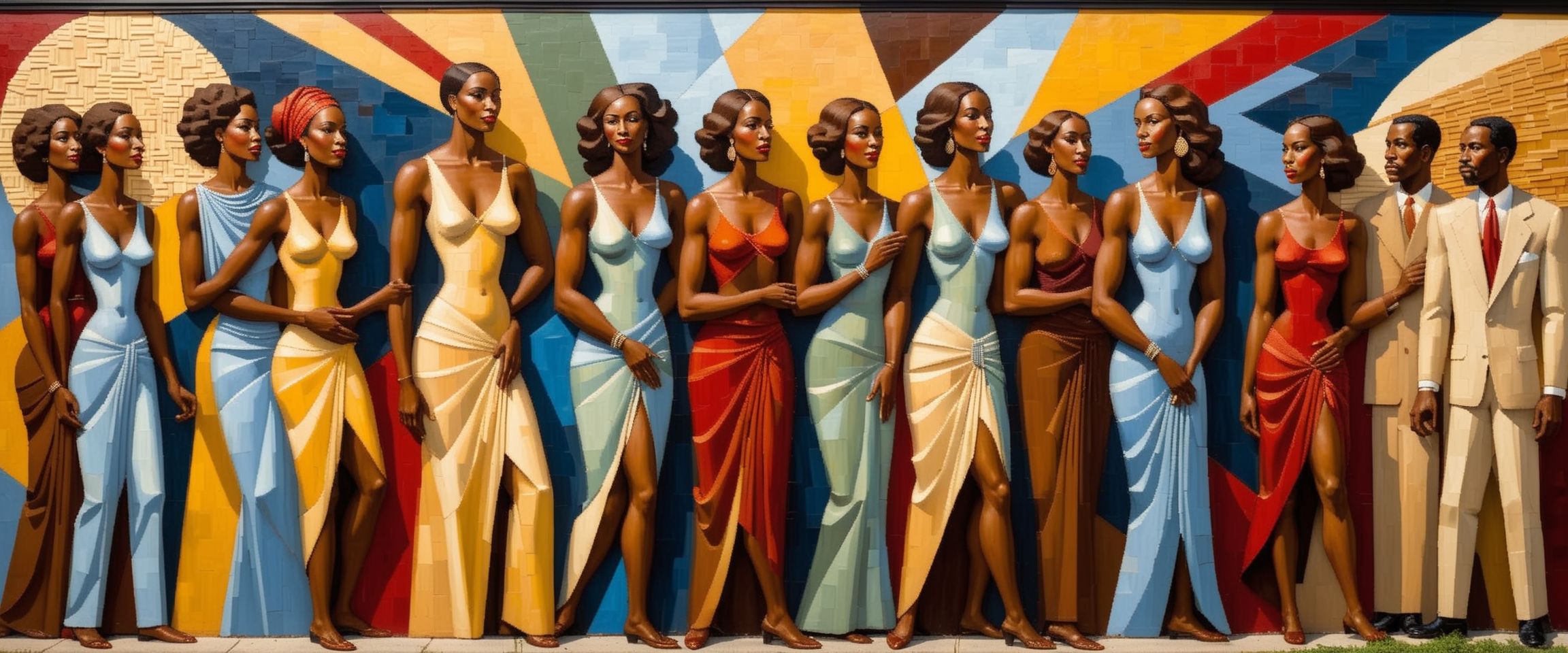 Monumental Mural Style