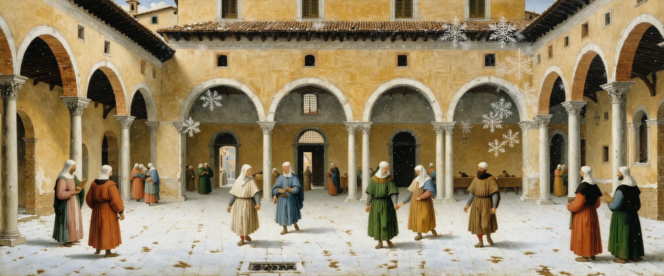 Piero della Francesca Courtyard